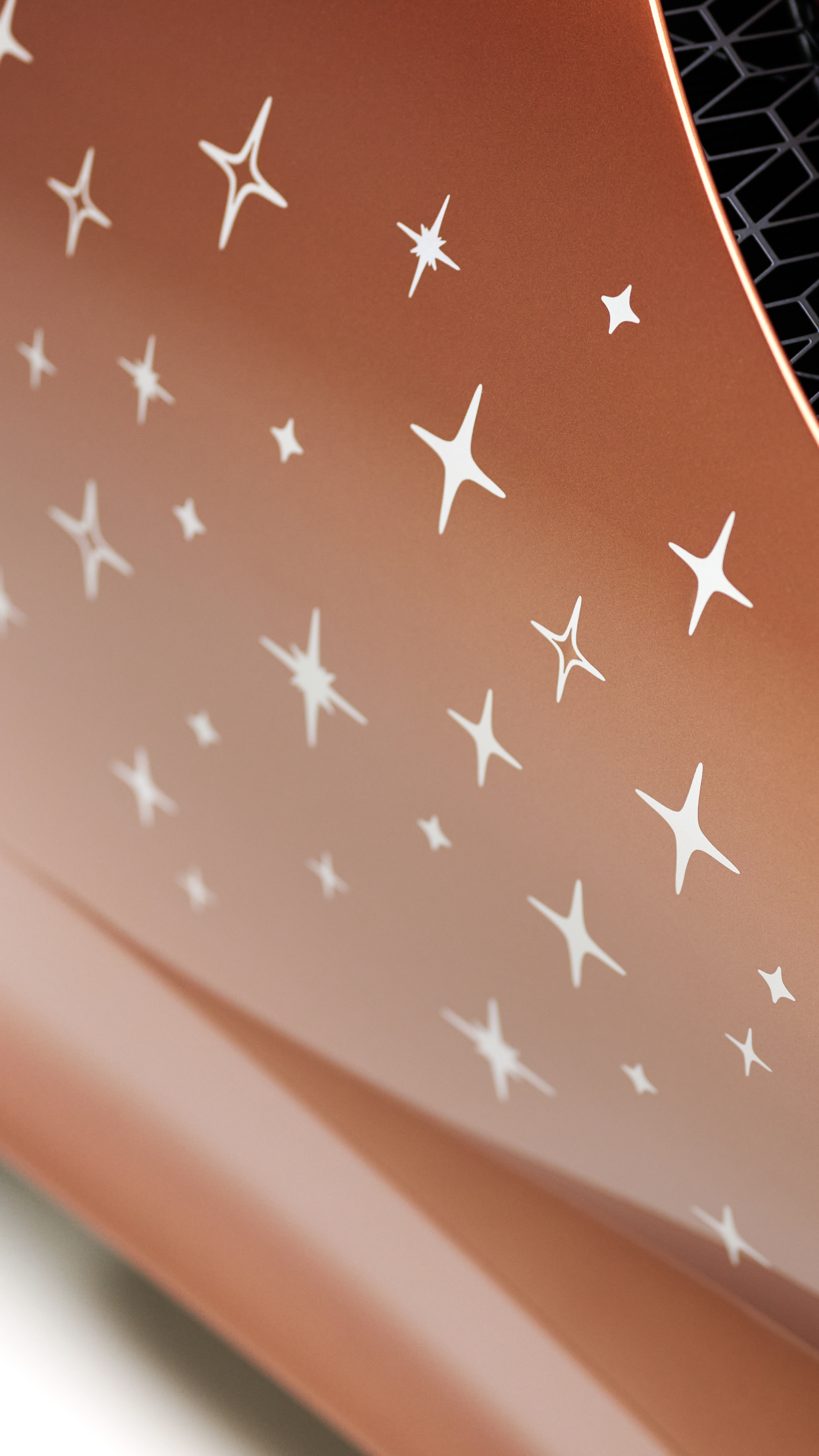 The Bugatti W16 Mistral ‘Le Retour du Jeune Prince’ features a constellation of stars — painted directly onto the bodywork.
